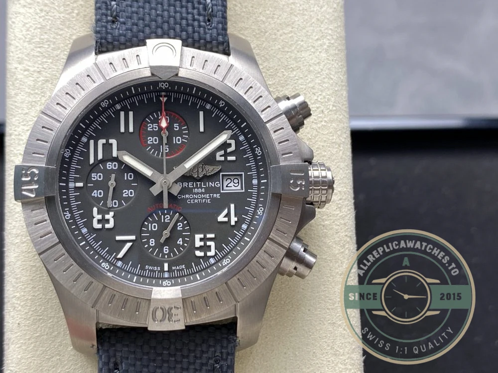 Replica Breitling Avenger Leather 45 mm A13381111B1W1 - Affordable Luxury Replica Timepiece