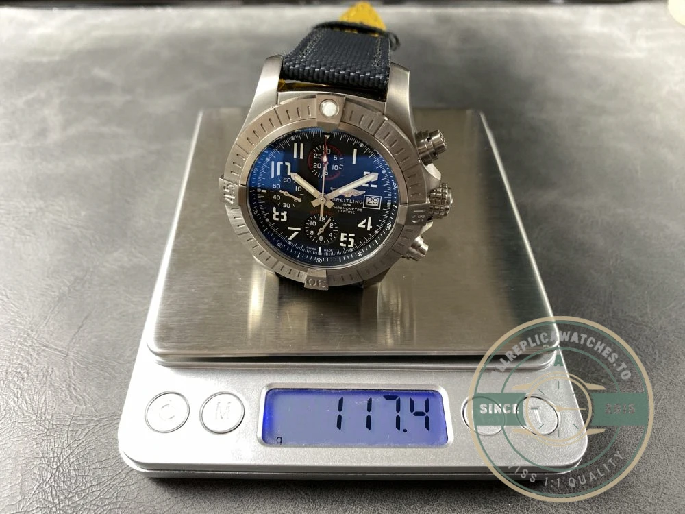 Replica Breitling Avenger Leather 45 mm A13381111B1W1 - 1:1 Swiss Replica Watch