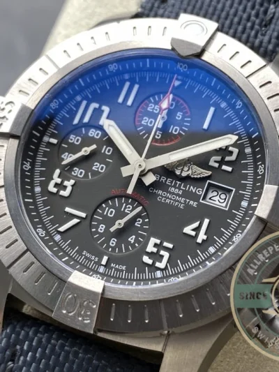 Replica Breitling Avenger Leather 45 mm A13381111B1W1 - 1:1 Swiss Replica Watch