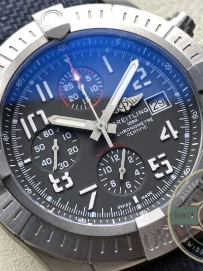 Replica Breitling Avenger Leather 45 mm A13381111B1W1 - Factory Super Clone Watch