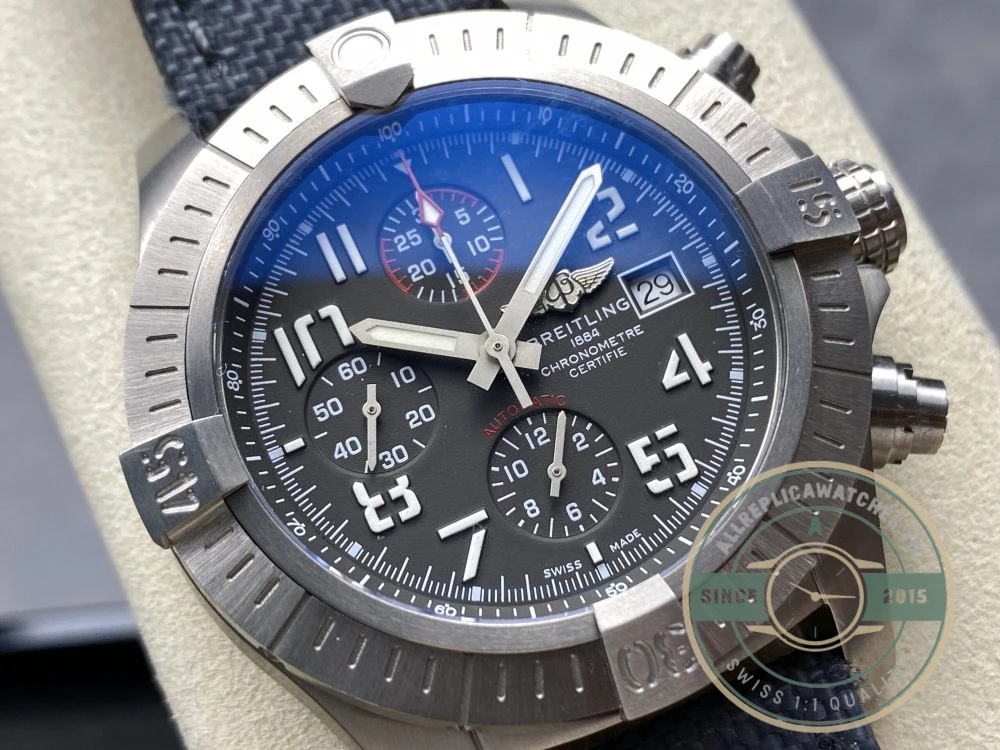 Replica Breitling Avenger Leather 45 mm A13381111B1W1 - Factory Super Clone Watch