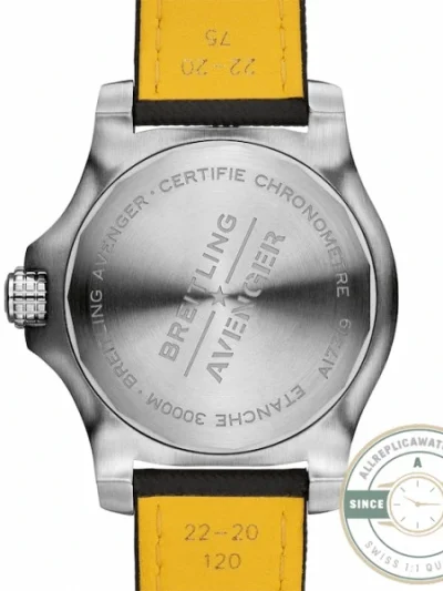 Replica Breitling Avenger Men Automatic Yellow Leather Watch A17319101I1X2 - Affordable Super Clone Watch