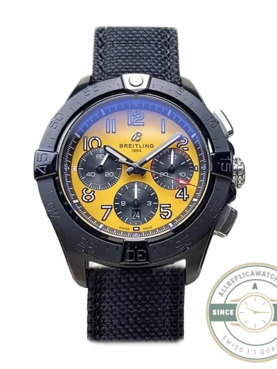 Replica Breitling Avenger Men Black Yellow Dial SB0147101I1X2 - High-Grade Replica Watch