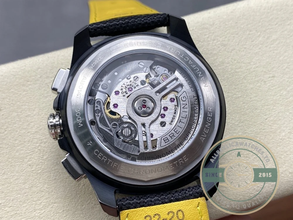 Replica Breitling Avenger Men Black Yellow Dial SB0147101I1X2 - Factory Super Clone Watch