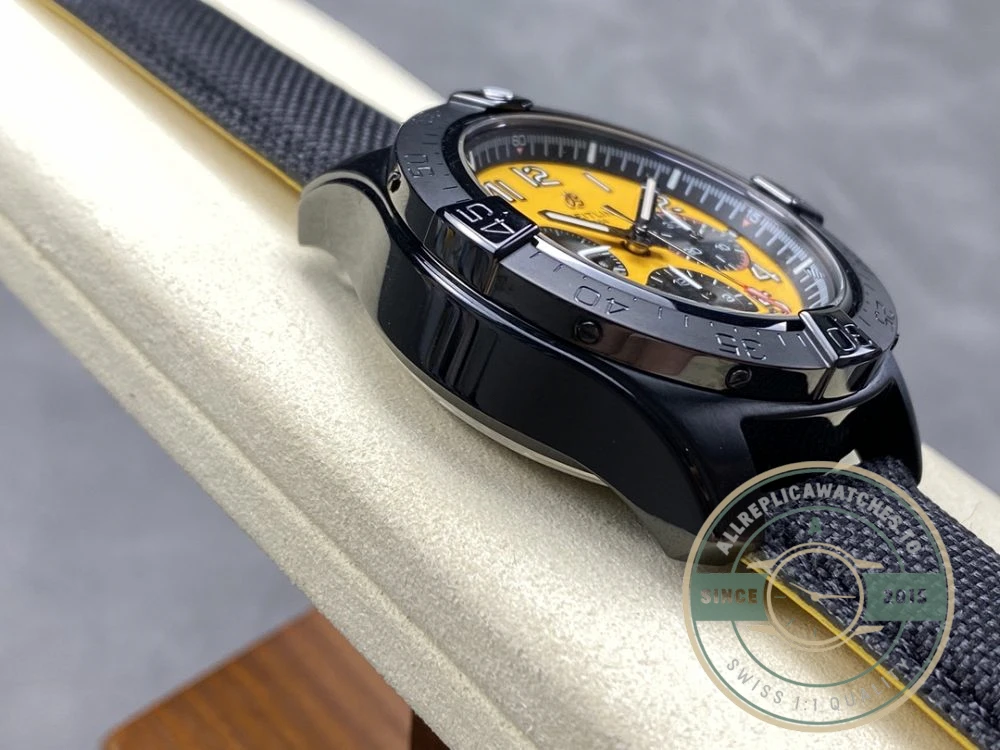 Replica Breitling Avenger Men Black Yellow Dial SB0147101I1X2 - Affordable Super Clone Watch