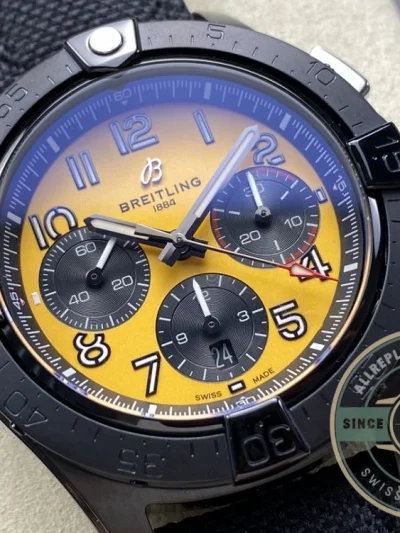 Replica Breitling Avenger Men Black Yellow Dial SB0147101I1X2 - Affordable Super Clone Watch