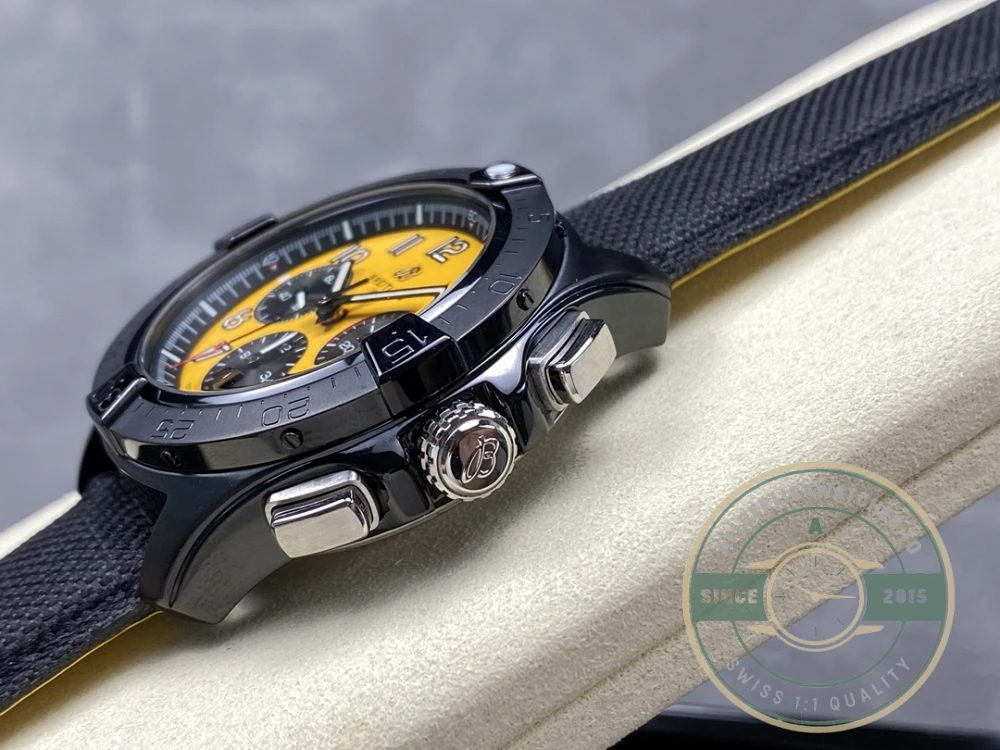 Replica Breitling Avenger Men Black Yellow Dial SB0147101I1X2 - Swiss Movement Replica Watch