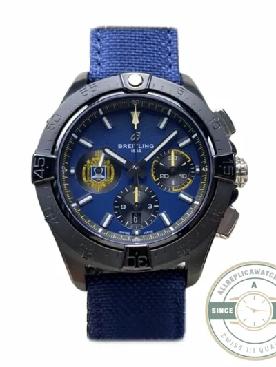 Replica Breitling Avenger Men Blue Leather SB01474A1C1X1 - Budget Luxury Replica Watch