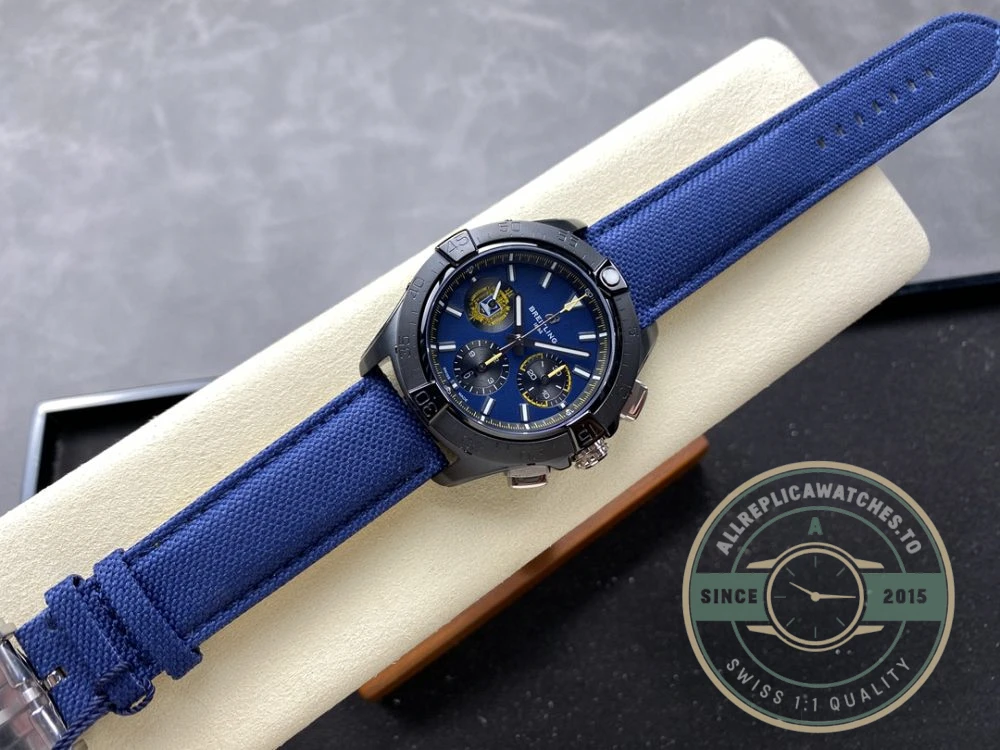 Replica Breitling Avenger Men Blue Leather SB01474A1C1X1 - Best Quality Replica Watch