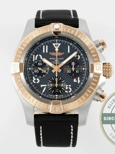 Replica Breitling Avenger Stainless Steel 18K Gold 45mm UB01821A1B1X1 - Budget Luxury Replica Watch