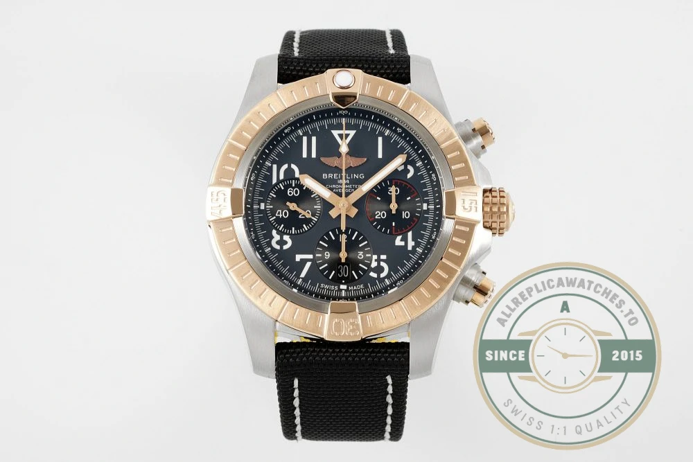 Replica Breitling Avenger Stainless Steel 18K Gold 45mm UB01821A1B1X1 - Budget Luxury Replica Watch
