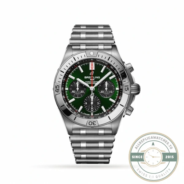 Replica Breitling Chronomat Automatic Green 42mm AB01343A1L1A1 - 1:1 Swiss Replica Watch