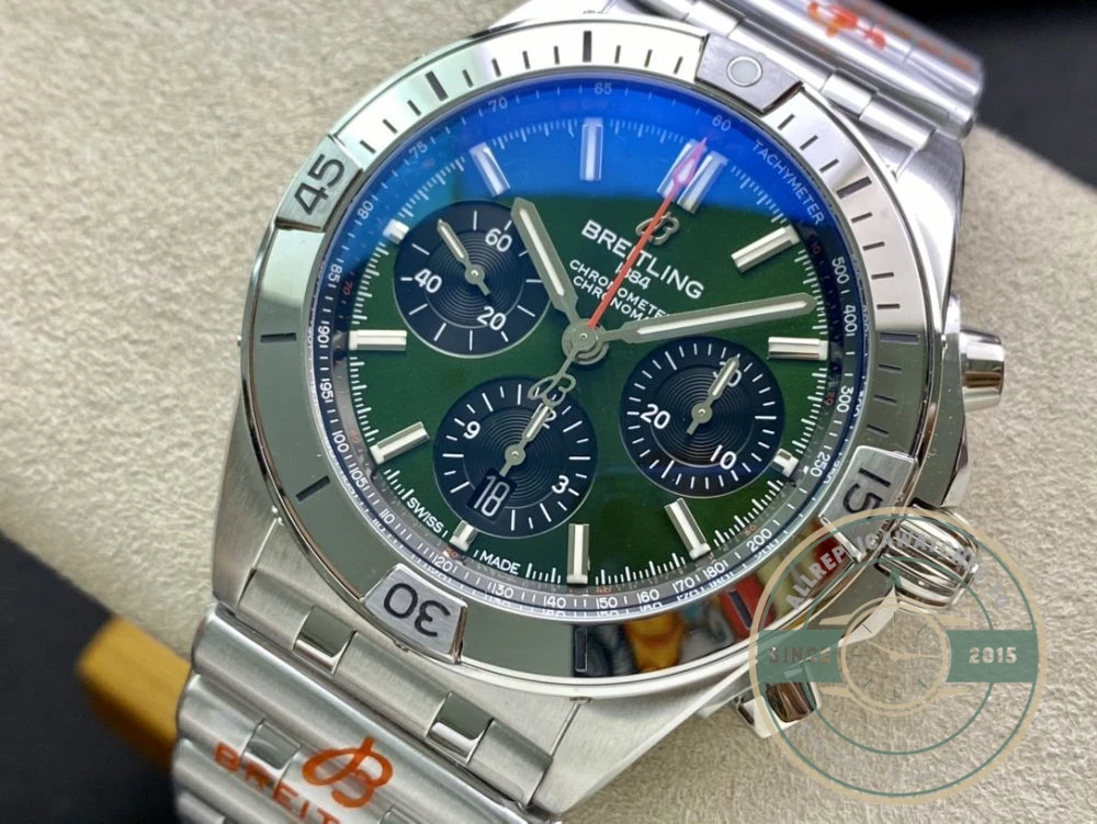 Replica Breitling Chronomat Automatic Green 42mm AB01343A1L1A1 - 1:1 Swiss Replica Watch