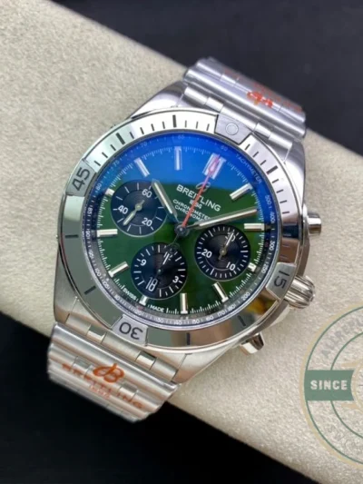 Replica Breitling Chronomat Automatic Green 42mm AB01343A1L1A1 - Factory Super Clone Watch