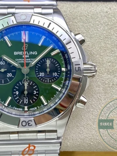 Replica Breitling Chronomat Automatic Green 42mm AB01343A1L1A1 - Affordable Super Clone Watch
