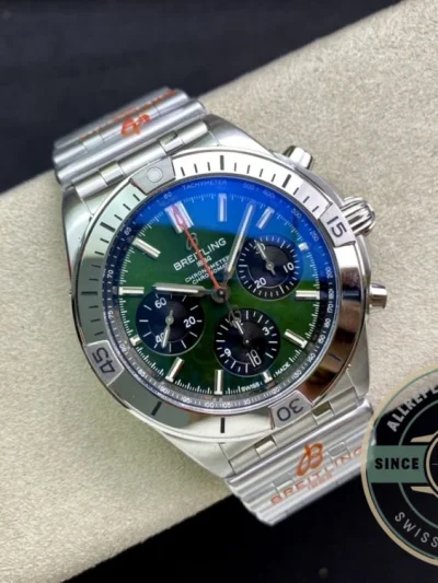 Replica Breitling Chronomat Automatic Green 42mm AB01343A1L1A1 - Swiss-Made Clone Watch