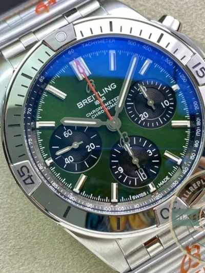 Replica Breitling Chronomat Automatic Green 42mm AB01343A1L1A1 - Affordable Super Clone Watch