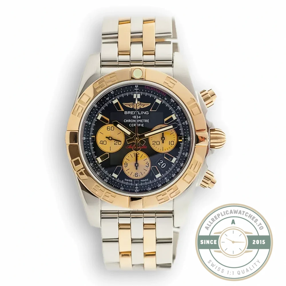 Replica Breitling Chronomat Gold 44 mm CB011012B957 - Top-Tier Swiss Replica Watch