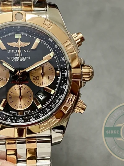 Replica Breitling Chronomat Gold 44 mm CB011012B957 - Top-Tier Swiss Replica Watch
