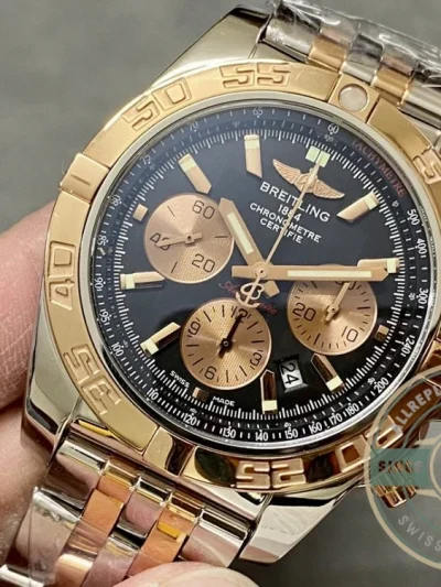 Replica Breitling Chronomat Gold 44 mm CB011012B957 - Best Quality Replica Watch