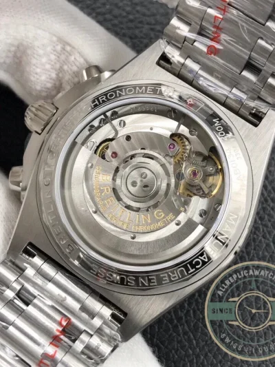Replica Breitling Chronomat Gold Stainless Steel 42 mm AB0134101K1A1 - Luxury Replica Watch