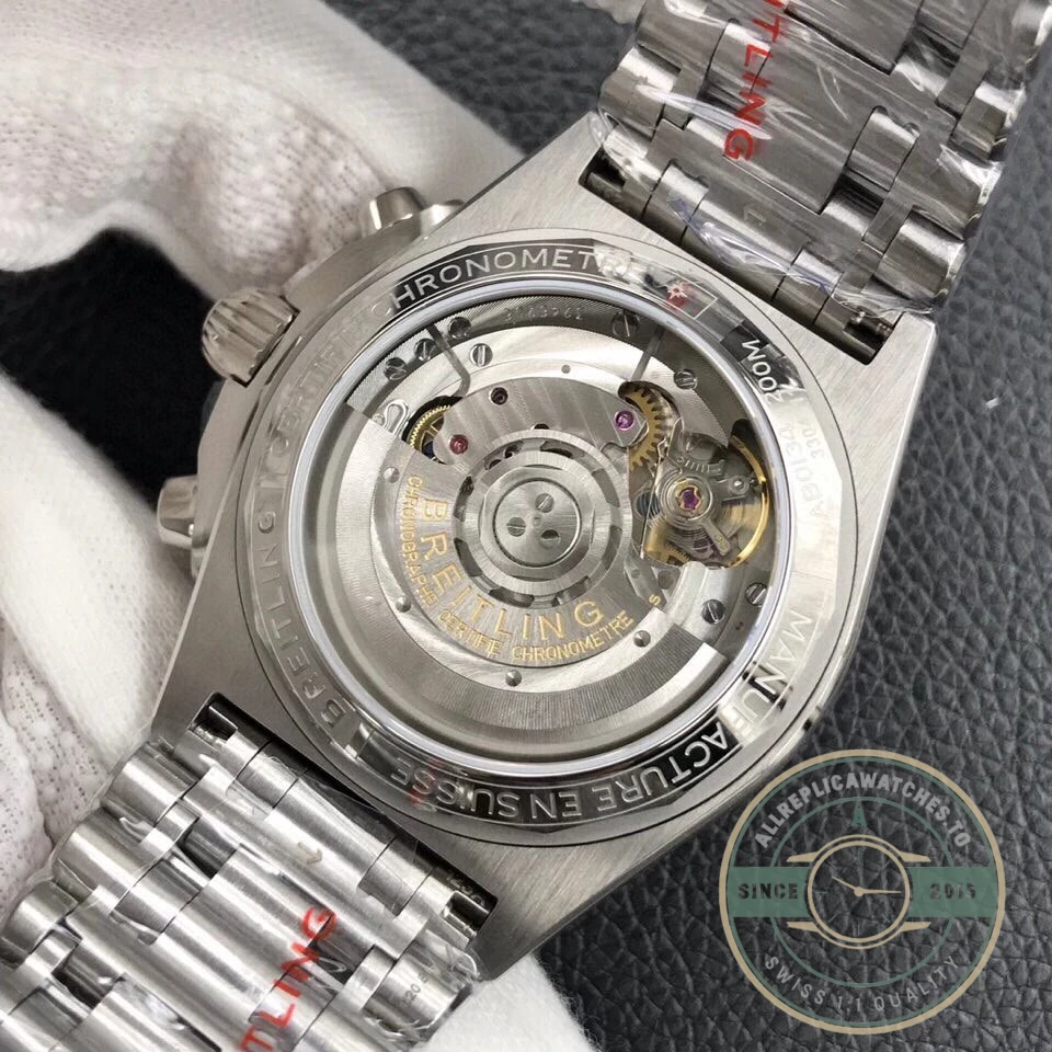 Replica Breitling Chronomat Gold Stainless Steel 42 mm AB0134101K1A1 - Luxury Replica Watch