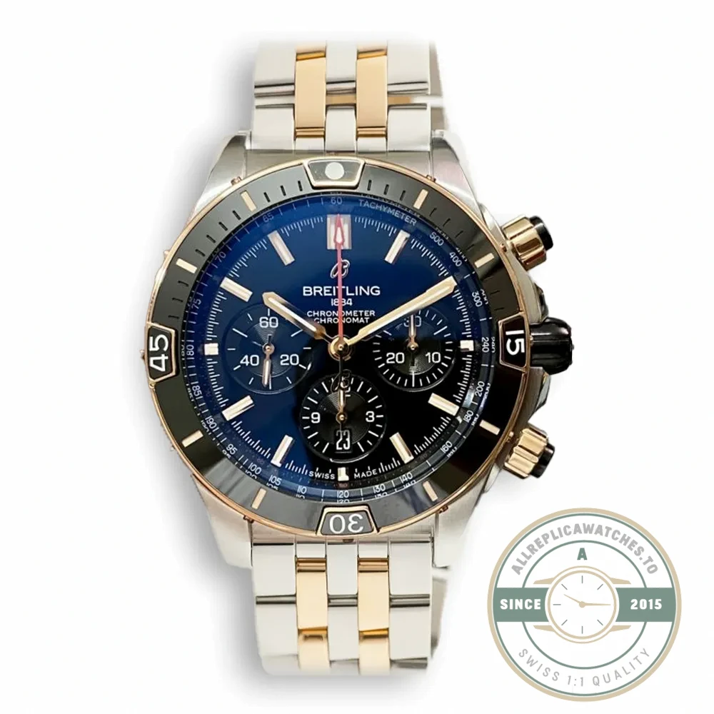 Replica Breitling Chronomat Men Automatic Bicoloured Watch 44 mm UB0136251B1U1 - Premium Super Clone Watch