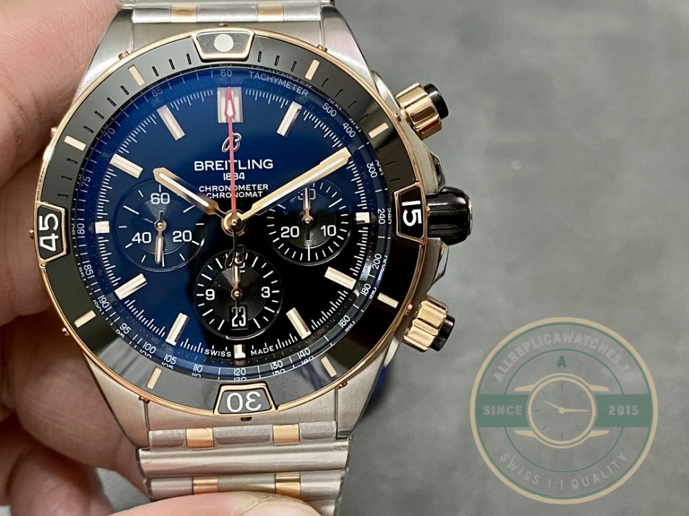 Replica Breitling Chronomat Men Automatic Bicoloured Watch 44 mm UB0136251B1U1 - Premium Super Clone Watch