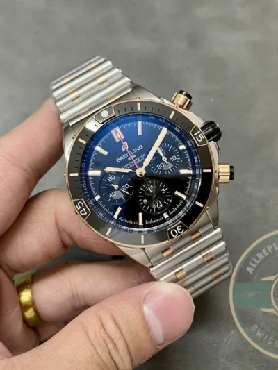 Replica Breitling Chronomat Men Automatic Bicoloured Watch 44 mm UB0136251B1U1 - Affordable Super Clone Watch