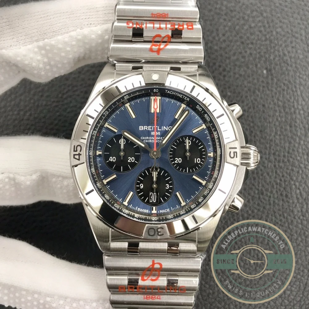 Replica Breitling Chronomat Men Blue 42 mm AB0134101C1A1 - Swiss Movement Replica Watch