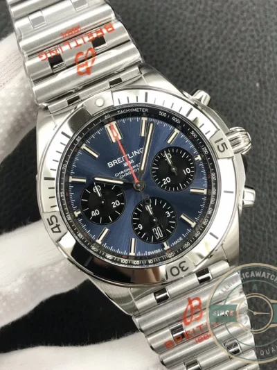 Replica Breitling Chronomat Men Blue 42 mm AB0134101C1A1 - Affordable Luxury Replica Timepiece