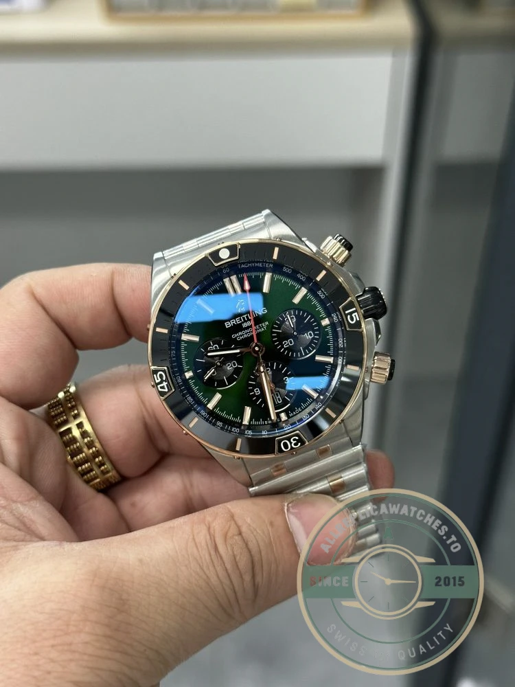 Replica Breitling Chronomat Stainless Steel 44 mm UB0136251L1U1 - Luxury Replica Watch