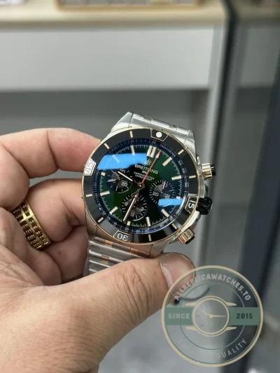 Replica Breitling Chronomat Stainless Steel 44 mm UB0136251L1U1 - Budget Luxury Replica Watch