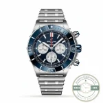 Replica Breitling Chronomat Steel Blue 44 mm AB0136161C1A1 - Budget Luxury Replica Watch