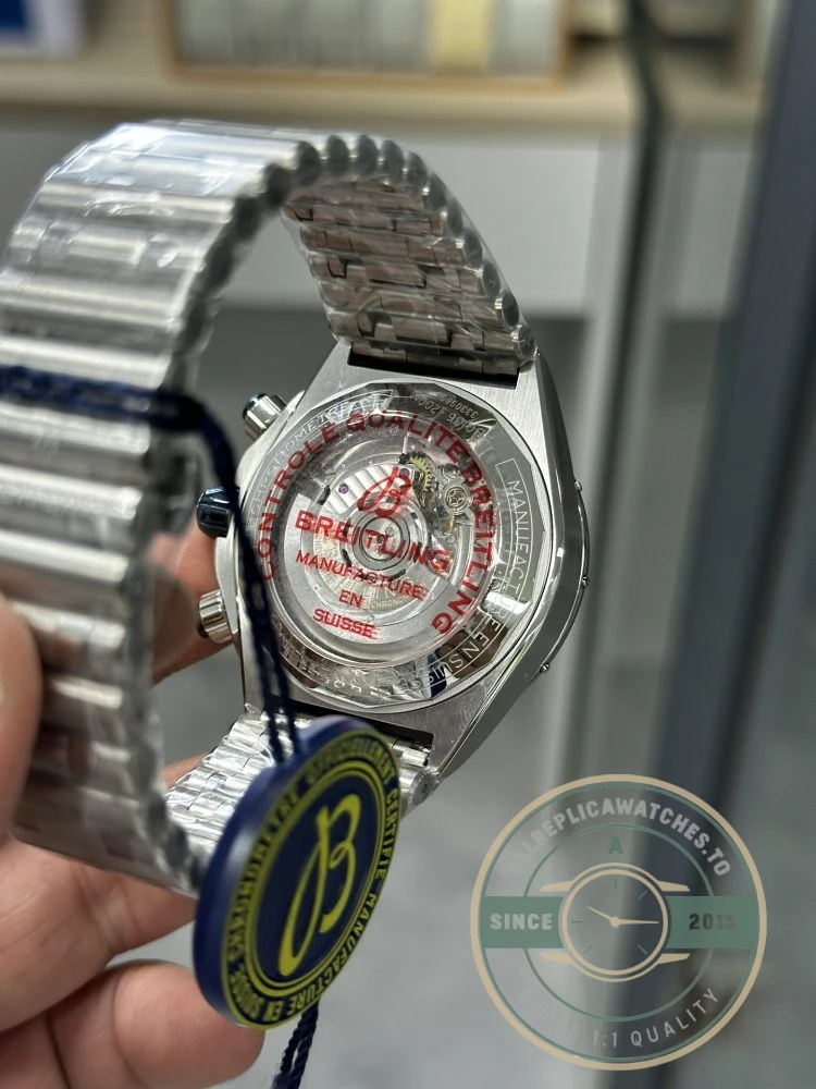 Replica Breitling Chronomat Steel Blue 44 mm AB0136161C1A1 - Best Quality Replica Watch