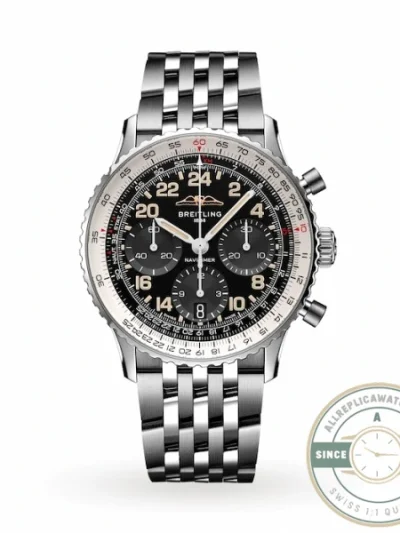 Replica Breitling Navitimer Black Dial 41 mm PB02301A1B1A1 - Affordable Super Clone Watch