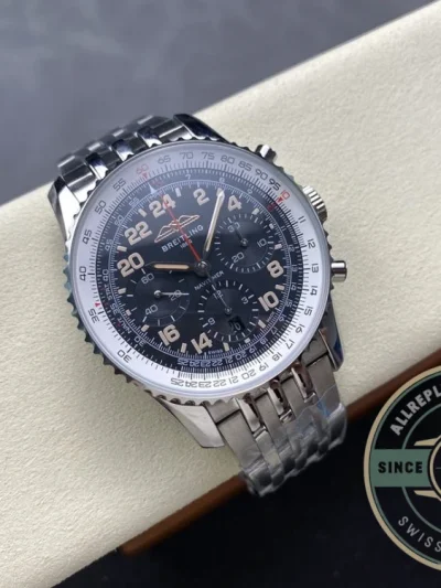 Replica Breitling Navitimer Black Dial 41 mm PB02301A1B1A1 - Budget Luxury Replica Watch