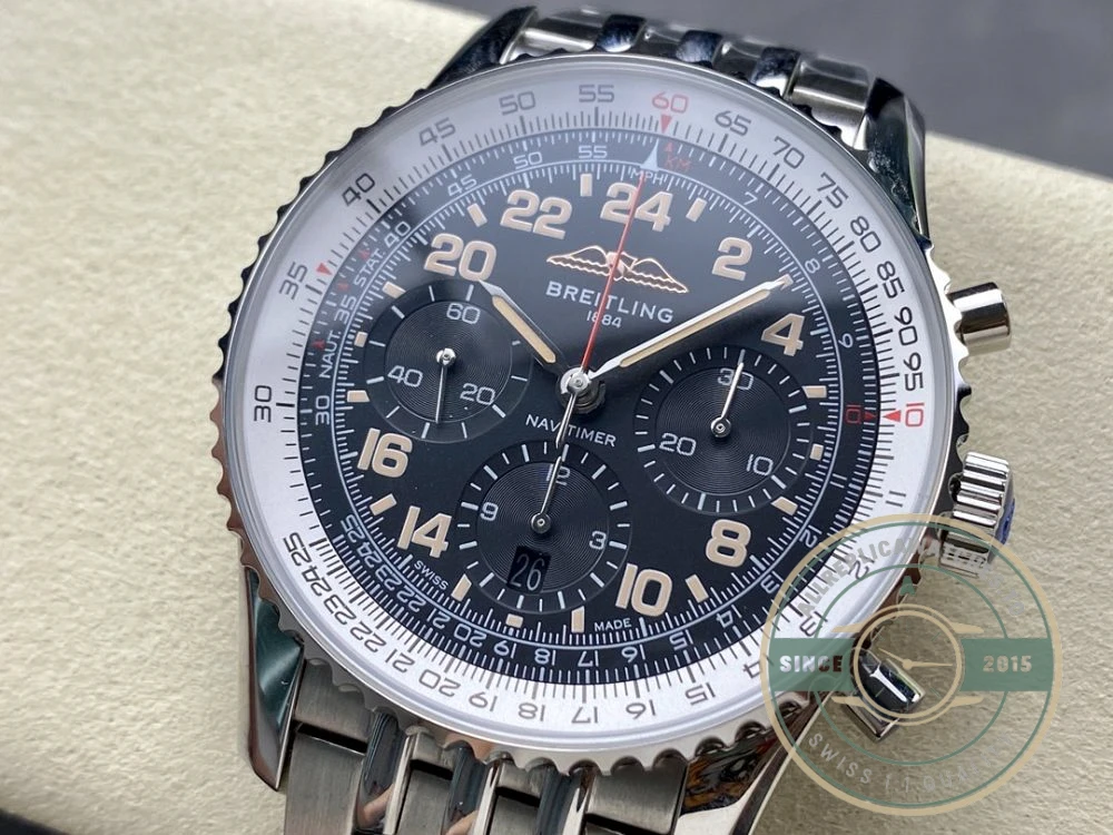 Replica Breitling Navitimer Black Dial 41 mm PB02301A1B1A1 - Affordable Luxury Replica Timepiece