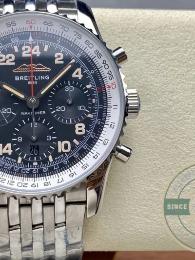 Replica Breitling Navitimer Black Dial 41 mm PB02301A1B1A1 - Premium Super Clone Watch