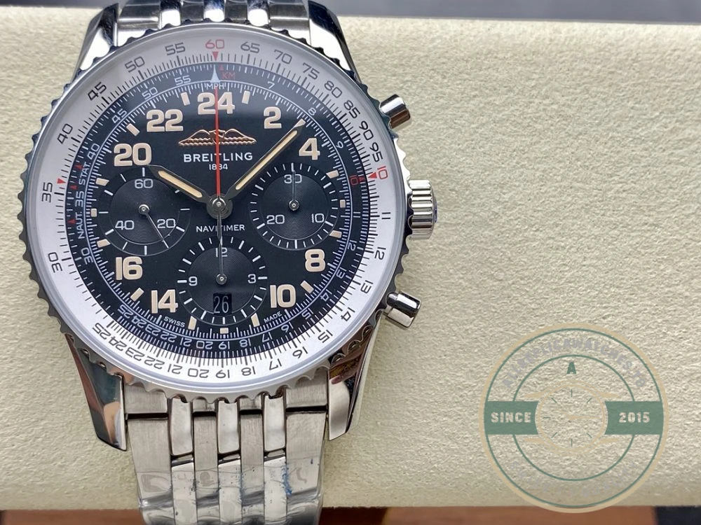 Replica Breitling Navitimer Black Dial 41 mm PB02301A1B1A1 - Premium Super Clone Watch