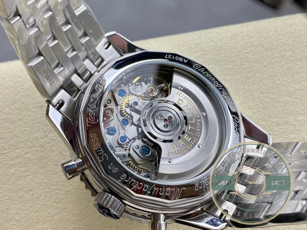 Replica Breitling Navitimer Black Stainless Steel 43mm AB0121211B1A1 - Luxury Replica Watch