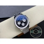 Replica Breitling Navitimer Black Stainless Steel 43mm AB0121211B1A1 - Budget Luxury Replica Watch