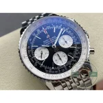 Replica Breitling Navitimer Black Stainless Steel 43mm AB0121211B1A1 - Top-Tier Swiss Replica Watch
