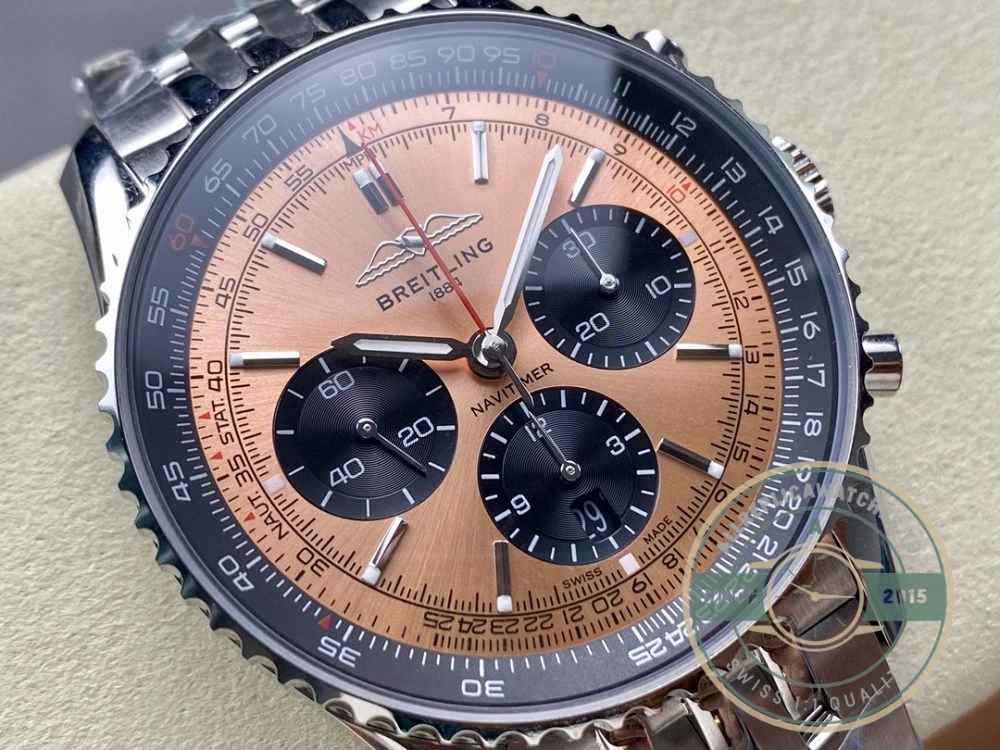 Replica Breitling Navitimer Copper Stainless Steel 43 mm AB0138241K1A1 - 1:1 Swiss Replica Watch