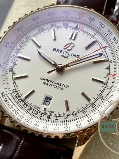 Replica Breitling Navitimer Cream Leather 41 mm R17329F41G1P1 - Swiss-Made Clone Watch