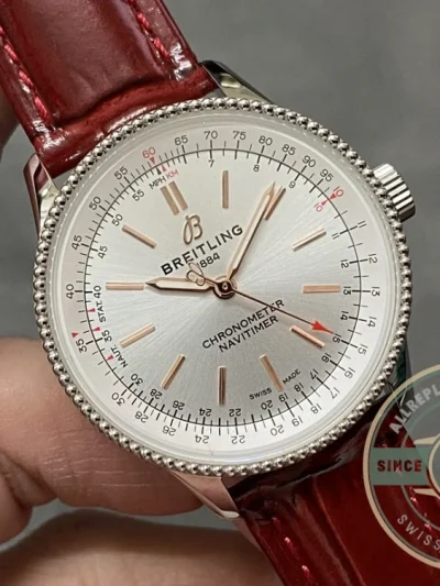 Replica Breitling Navitimer Crocodile 35 mm A17395F41G1P1 - Swiss-Made Clone Watch