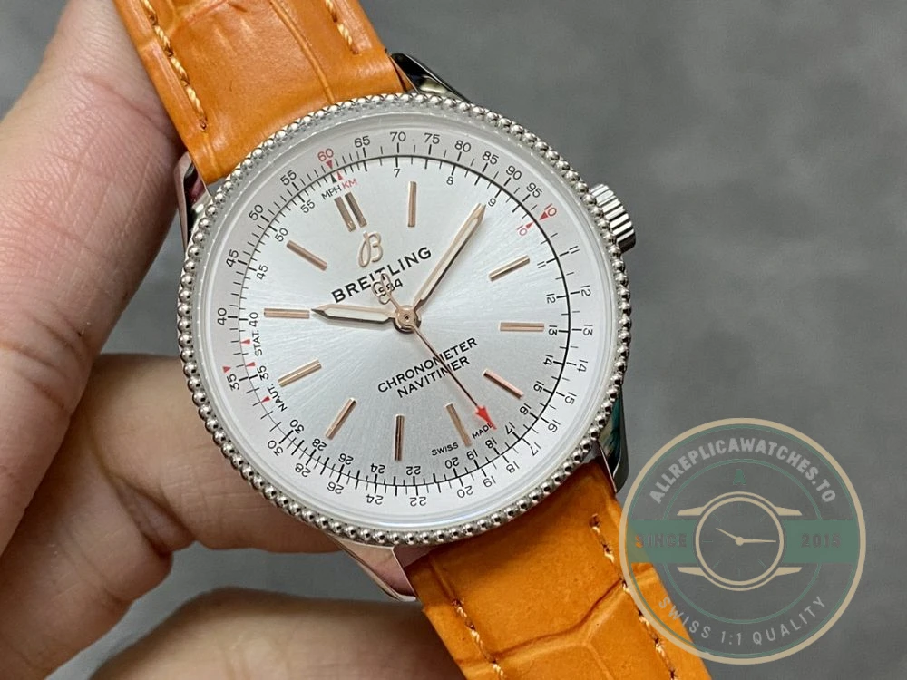 Replica Breitling Navitimer Crocodile Automatic 35 mm A17395F41G1P3 - 1:1 Swiss Replica Watch