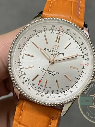 Replica Breitling Navitimer Crocodile Automatic 35 mm A17395F41G1P3 - Factory Super Clone Watch