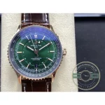 Replica Breitling Navitimer Green Dial Alligator 41 mm R32310251L1P1 - Affordable Super Clone Watch