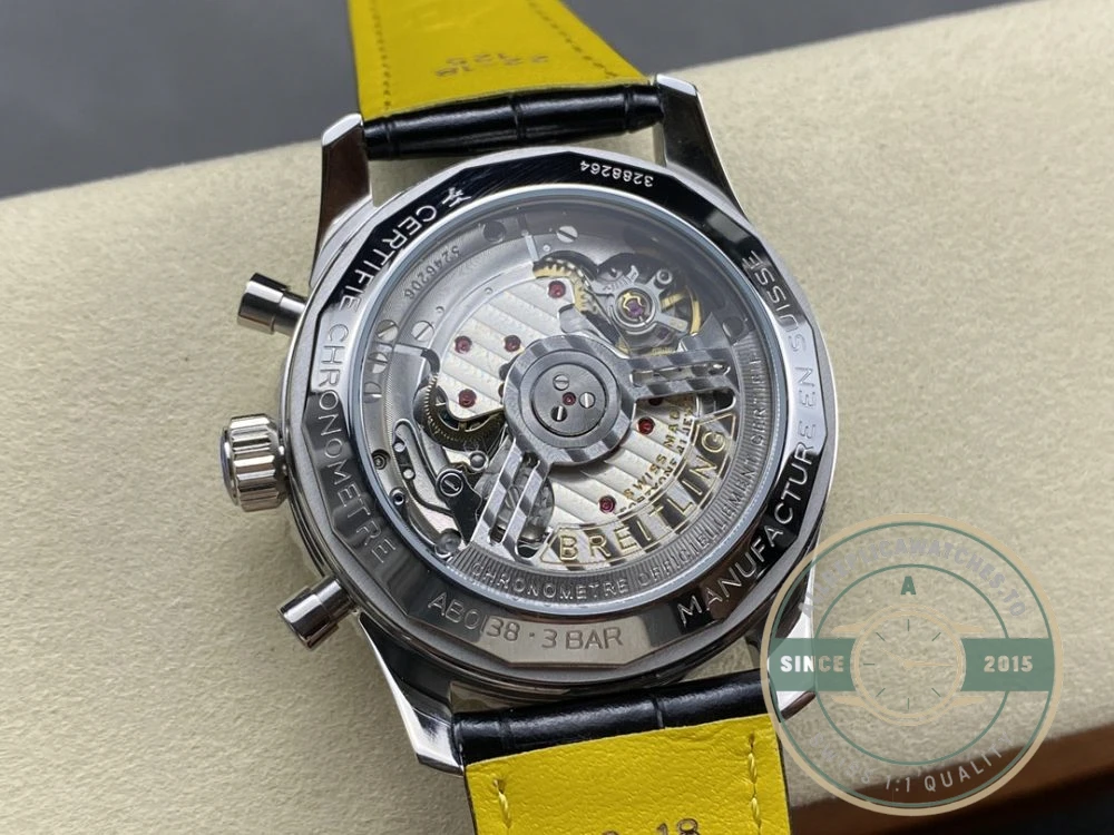 Replica Breitling Navitimer Men Alligator Black 43 mm AB0138211B1P1 - Top-Tier Swiss Replica Watch